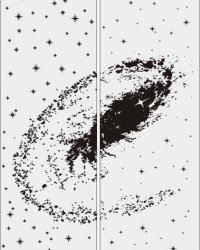 Пескоструйный рисунок Космос 2